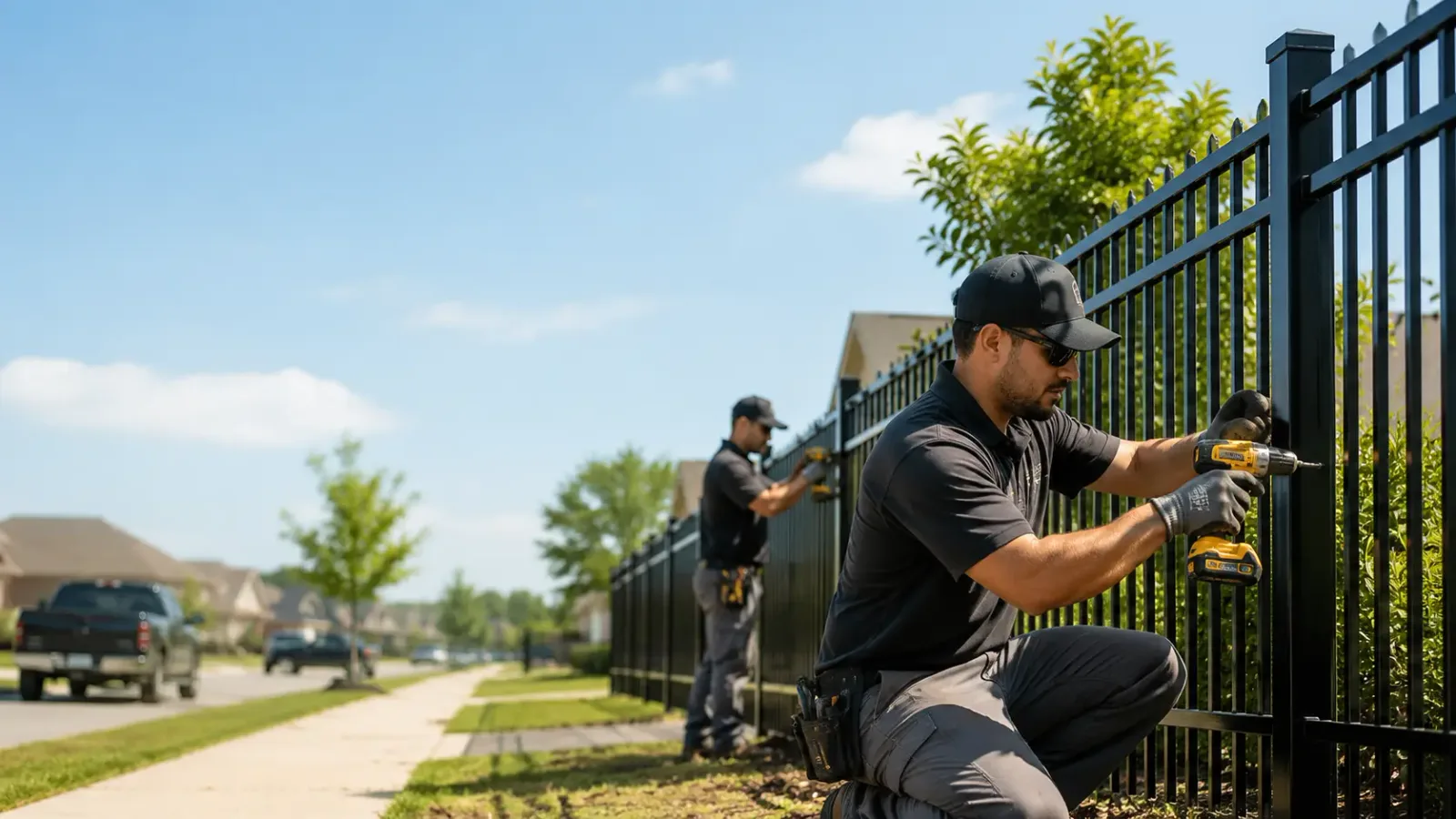 Metal Fence Installation in Canton, NY